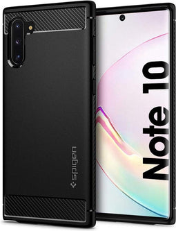Spigen Rugged Armor Hoesje Samsung Galaxy Note 10 Zwart