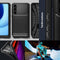 Spigen Rugged Armor Hoesje voor de Samsung Galaxy S23 FE - Back Cover met Air Cushion Zwart