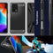 Spigen Rugged Armor Hoesje voor de Xiaomi Redmi Note 12 Pro Plus - Back Cover met Air Cushion Zwart