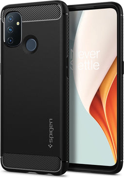 Spigen Rugged Armor OnePlus Nord N100 Hoesje Zwart