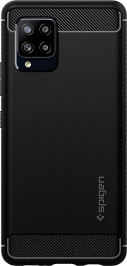 Spigen Rugged Armor Samsung Galaxy A52 / A52S Hoesje Back Cover Zwart
