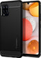 Spigen Rugged Armor Samsung Galaxy A52 / A52S Hoesje Back Cover Zwart
