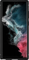 Spigen Rugged Armor Samsung Galaxy S22 Ultra Hoesje Back Cover Zwart