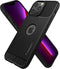 Spigen Rugged Armor TPU met Air Cushion carbonvezels hoesje geschikt voor iPhone 13 Pro - zwart