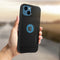 Spigen Rugged Armor TPU met Air Cushion carbonvezels hoesje geschikt voor iPhone 13 - zwart