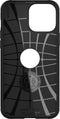 Spigen Rugged Armor TPU met Air Cushion carbonvezels hoesje geschikt voor iPhone 13 Pro Max - zwart
