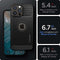 Spigen Rugged Armor TPU met Air Cushion carbonvezels hoesje geschikt voor iPhone 13 Pro Max - zwart