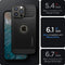 Spigen Rugged Armor TPU met Air Cushion carbonvezels hoesje geschikt voor iPhone 13 Pro - zwart