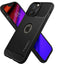 Spigen Rugged Armor TPU met Air Cushion carbonvezels hoesje geschikt voor iPhone 13 Pro - zwart