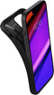 Spigen Rugged Armor TPU met Air Cushion carbonvezels hoesje voor iPhone 13 mini - zwart
