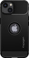 Spigen Rugged Armor TPU met Air Cushion carbonvezels hoesje voor iPhone 13 mini - zwart