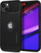 Spigen Rugged Armor TPU met Air Cushion carbonvezels hoesje voor iPhone 13 mini - zwart