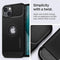 Spigen Rugged Armor TPU met Air Cushion carbonvezels hoesje voor iPhone 13 mini - zwart