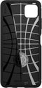 Spigen - Samsung Galaxy A22 5G Hoesje - Back Case Rugged Armor Mat Zwart