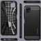 Spigen - Samsung Galaxy A22 5G Hoesje - Back Case Rugged Armor Mat Zwart