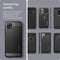 Spigen - Samsung Galaxy A22 5G Hoesje - Back Case Rugged Armor Mat Zwart