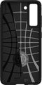 Spigen - Samsung Galaxy S21 FE Hoesje - Back Case Rugged Armor Mat Zwart