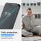 Spigen screenprotector Geschikt voor Samsung Galaxy S24 - Neo Flex - 2 Pack