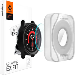 Spigen Screenprotector Geschikt voor Samsung Watch 5 Pro 45mm met Montage Frame - 2-pack