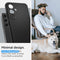 Spigen Thin Fit Hoesje Geschikt voor Samsung Galaxy S24 - Back Cover Zwart