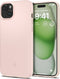 Spigen Thin Fit Hoesje voor de Apple iPhone 15 Plus - Back Cover Roze