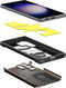 Spigen Tough Armor geschikt voor Samsung Galaxy S23 Ultra Hoesje Back Cover Gunmetal