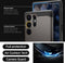 Spigen Tough Armor geschikt voor Samsung Galaxy S23 Ultra Hoesje Back Cover Gunmetal