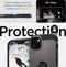 Spigen Tough Armor Hoesje geschikt voor Apple iPhone 15 Plus | Compatible met MagSafe | Back Cover Hoesje | Uitklapbare Kick Stand | Gunmetal
