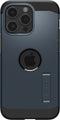 Spigen Tough Armor Hoesje geschikt voor Apple iPhone 15 Pro Max | Compatible met MagSafe | Back Cover Hoesje | Uitklapbare Kick Stand | Metal Slate