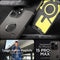 Spigen Tough Armor Hoesje geschikt voor Apple iPhone 15 Pro Max | Compatible met MagSafe | Back Cover Hoesje | Uitklapbare Kick Stand | Gunmetal