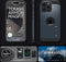 Spigen Tough Armor Hoesje geschikt voor Apple iPhone 15 Pro Max | Compatible met MagSafe | Back Cover Hoesje | Uitklapbare Kick Stand | Metal Slate