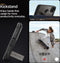 Spigen Tough Armor Hoesje geschikt voor Apple iPhone 15 Pro Max | Compatible met MagSafe | Back Cover Hoesje | Uitklapbare Kick Stand | Gunmetal