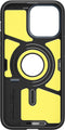 Spigen Tough Armor Hoesje geschikt voor Apple iPhone 15 Pro Max | Compatible met MagSafe | Back Cover Hoesje | Uitklapbare Kick Stand | Metal Slate