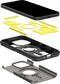 Spigen Tough Armor Hoesje geschikt voor Apple iPhone 15 Pro Max | Compatible met MagSafe | Back Cover Hoesje | Uitklapbare Kick Stand | Gunmetal
