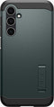 Spigen Tough Armor Hoesje Geschikt voor Samsung Galaxy S23 FE - Back Cover met Kickstand Groen