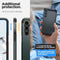 Spigen Tough Armor Hoesje Geschikt voor Samsung Galaxy S23 FE - Back Cover met Kickstand Groen