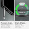 Spigen Tough Armor Hoesje Geschikt voor Samsung Galaxy S24 Ultra - Back Cover met Kickstand Gunmetal