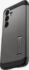 Spigen Tough Armor Hoesje voor de Samsung Galaxy S24 Plus - Back Cover met Kickstand Gunmetal
