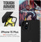 Spigen Tough Armor Magfit Case hoesje geschikt voor iPhone 15 Plus - zwart