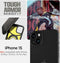 Spigen Tough Armor MagFit hoesje geschikt voor iPhone 15 - Grijs