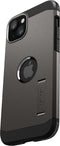 Spigen Tough Armor MagFit hoesje geschikt voor iPhone 15 - Grijs