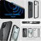 Spigen Ultra Hybrid Case hoesje geschikt voor iPhone 15 - Matte zwart
