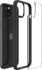 Spigen Ultra Hybrid Case hoesje geschikt voor iPhone 15 - Matte zwart