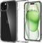 Spigen Ultra Hybrid Case hoesje geschikt voor iPhone 15 Plus - Crystal Clear