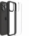 Spigen Ultra Hybrid Case hoesje geschikt voor iPhone 15 Pro Max - Matte zwart