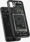 Spigen Ultra Hybrid Geschikt voor Samsung Galaxy S23 FE - Back Cover - Zero One Zwart