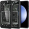 Spigen Ultra Hybrid Geschikt voor Samsung Galaxy S23 FE - Back Cover - Zero One Zwart