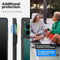 Spigen Ultra Hybrid Hoesje Geschikt Voor OnePlus 12 Back Cover Matte Zwart
