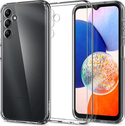 Spigen Ultra Hybrid Hoesje Geschikt voor Samsung Galaxy A14 Back Cover Transparant