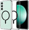 Spigen Ultra Hybrid OneTap | Hoesje Geschikt voor Samsung Galaxy S23 FE | Compatibel met MagSafe | Back Cover | Transparant